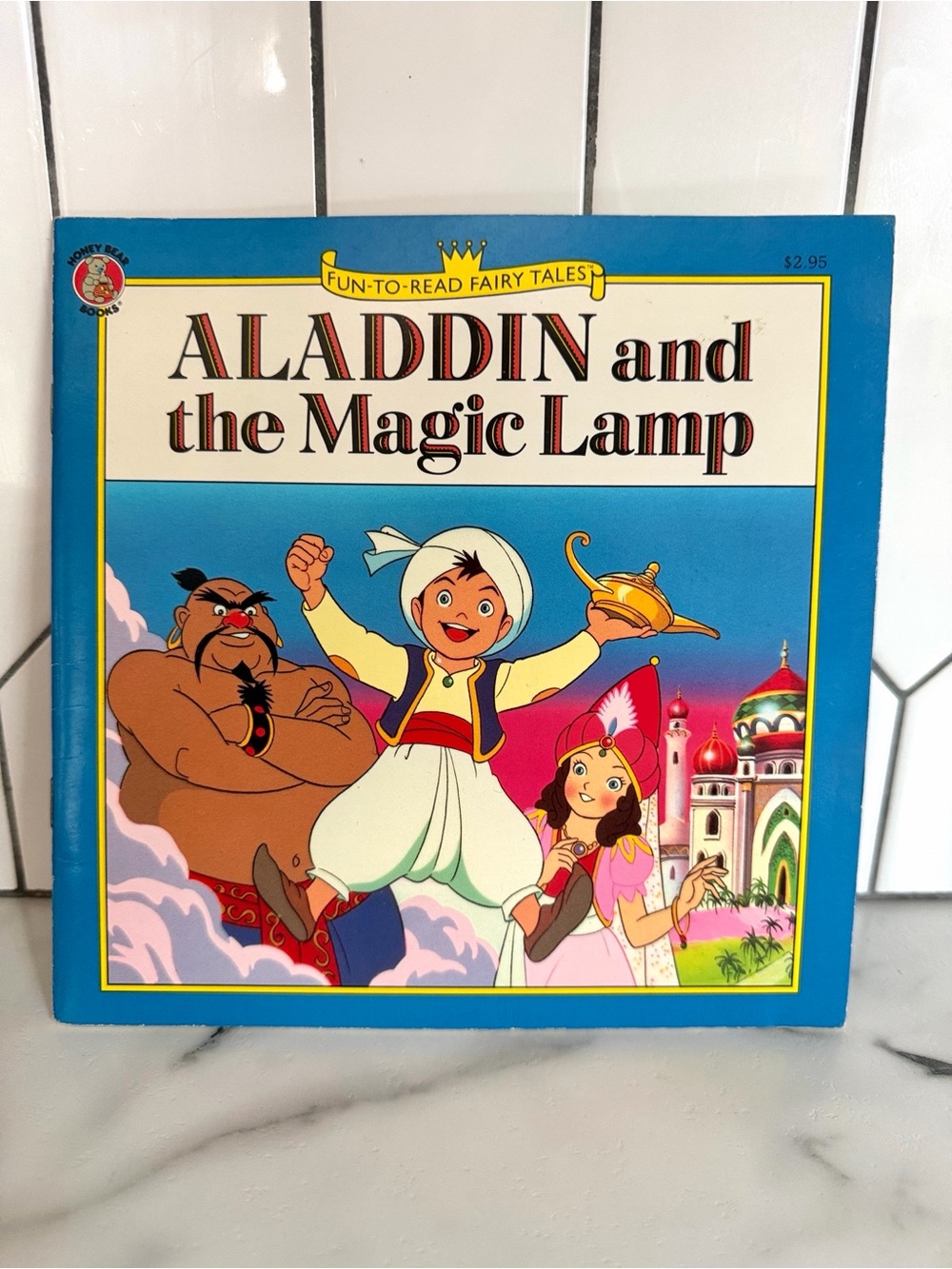 Vintage 1995 Honey Bear Books Fun-To-Read Fairy Tales “Aladdin & the Magic Lamp”